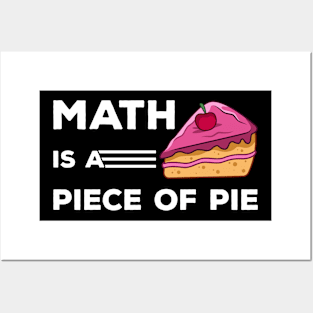 Math is a Piece of Pie Happy Pi Day Posters and Art